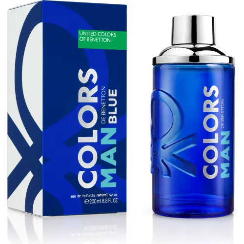 Perfume Benetton Hombre United Colors Man Blue Eau De Toilette 200 Ml color azul | Platanitos