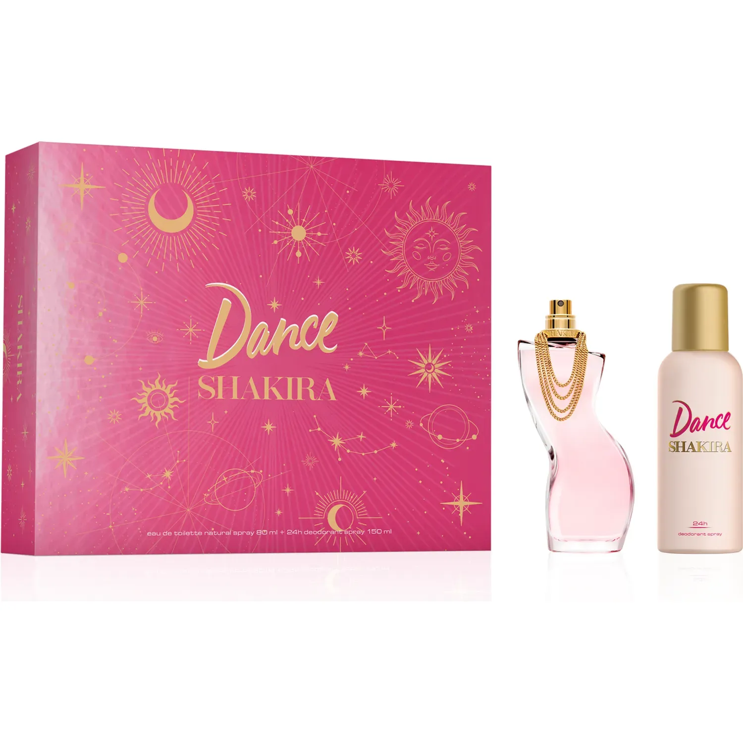 Set Shakira Perfume Mujer Shakira Dance Eau De Toilette 80 Ml + 24h Deodorant Spray 150 Ml color rosado / nude | Platanitos