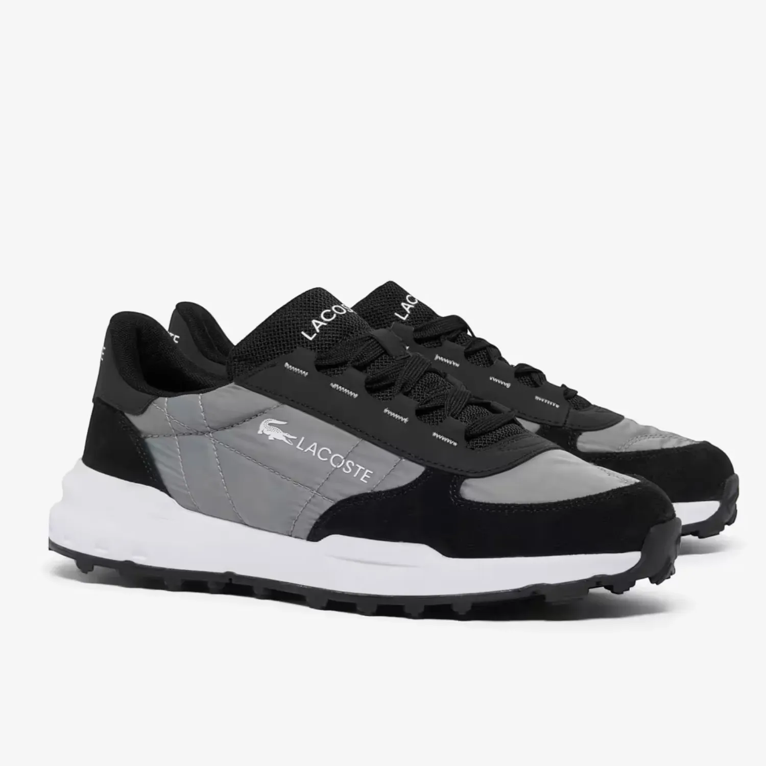 Zapatillas Lacoste Urbanas Hombre Elite Actv Evo 1261 color negro | Platanitos