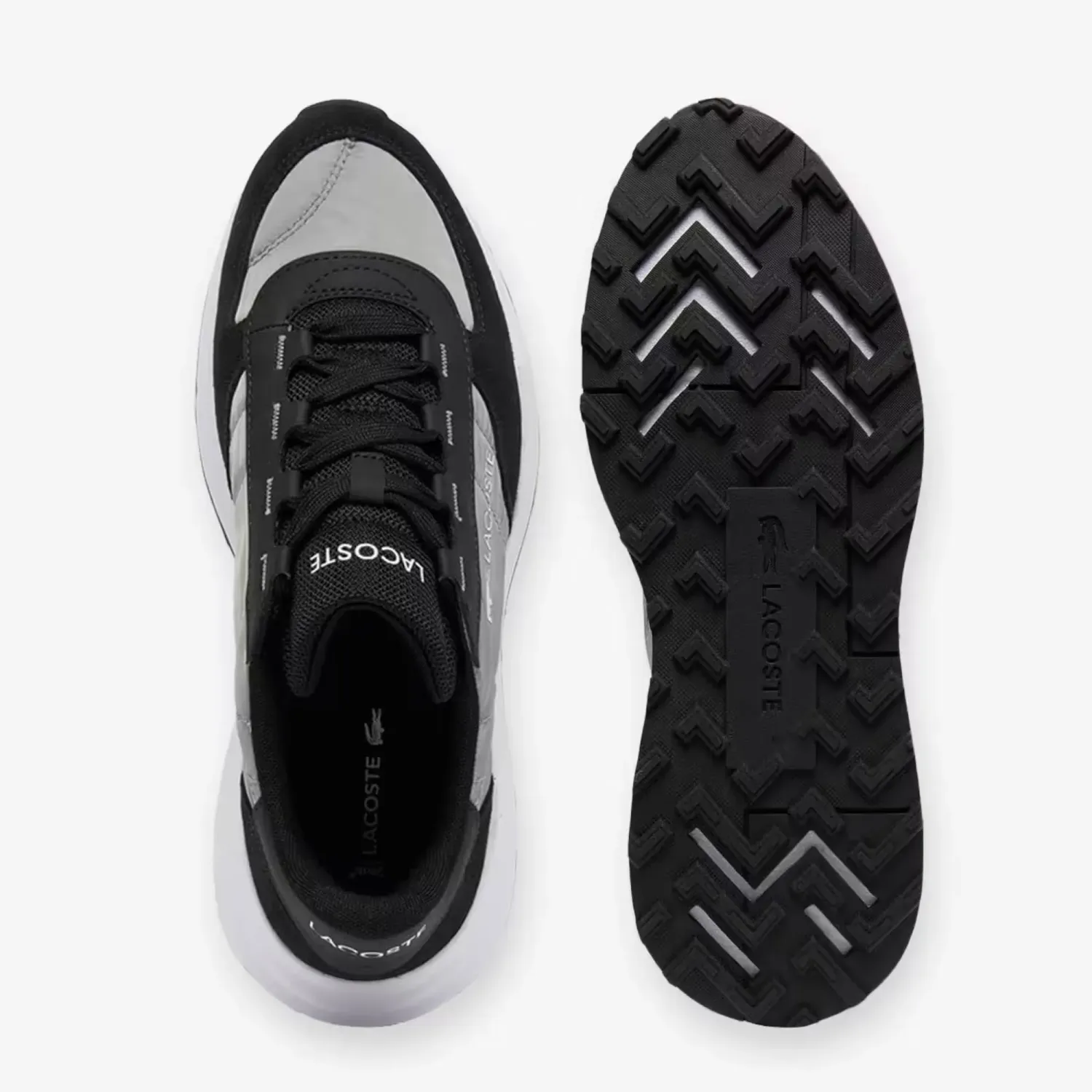 Zapatillas Lacoste Urbanas Hombre Elite Actv Evo 1261 color negro | Platanitos