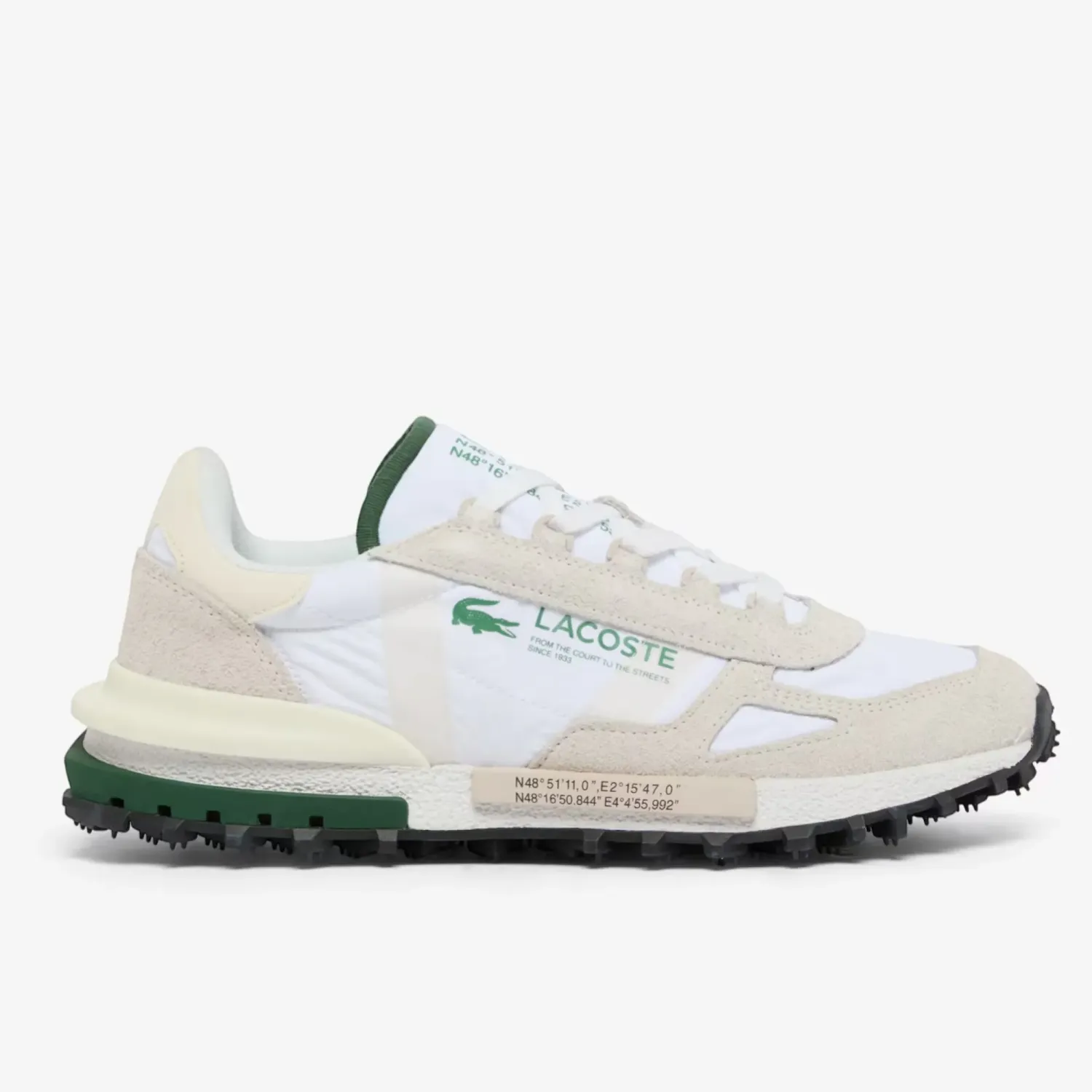 LACOSTE Zapatillas Lacoste Urbanas Hombre Elite Active color blanco | Platanitos