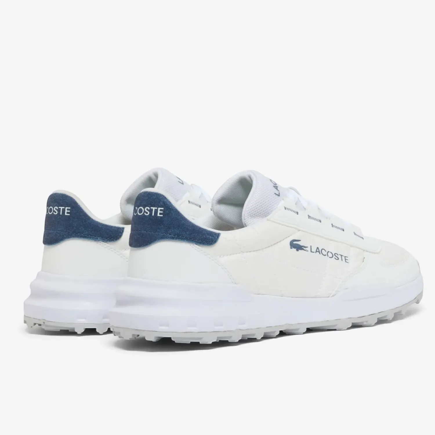 Zapatillas Lacoste Urbanas Hombre Elite Actv Evo 1263 color blanco | Platanitos
