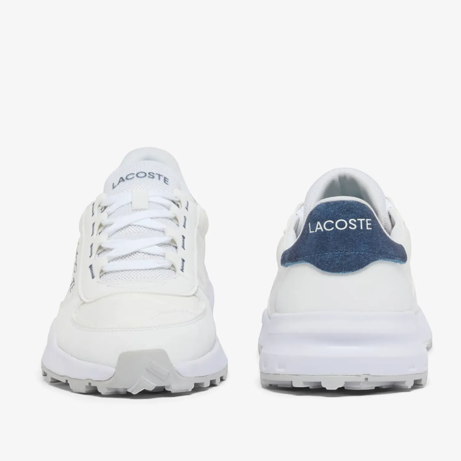 Zapatillas Lacoste Urbanas Hombre Elite Actv Evo 1263 color blanco | Platanitos