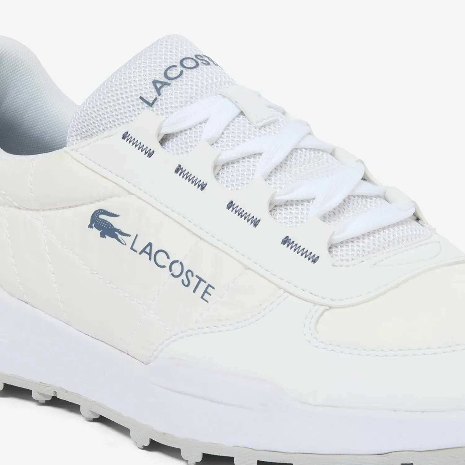 Zapatillas Lacoste Urbanas Hombre Elite Actv Evo 1263 color blanco | Platanitos