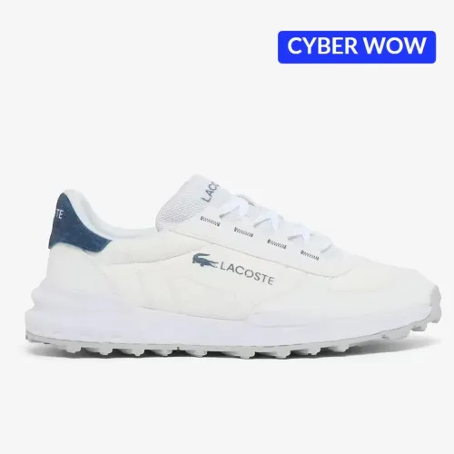 Zapatillas Lacoste Urbanas Hombre Elite Actv Evo 1263 color blanco | Platanitos