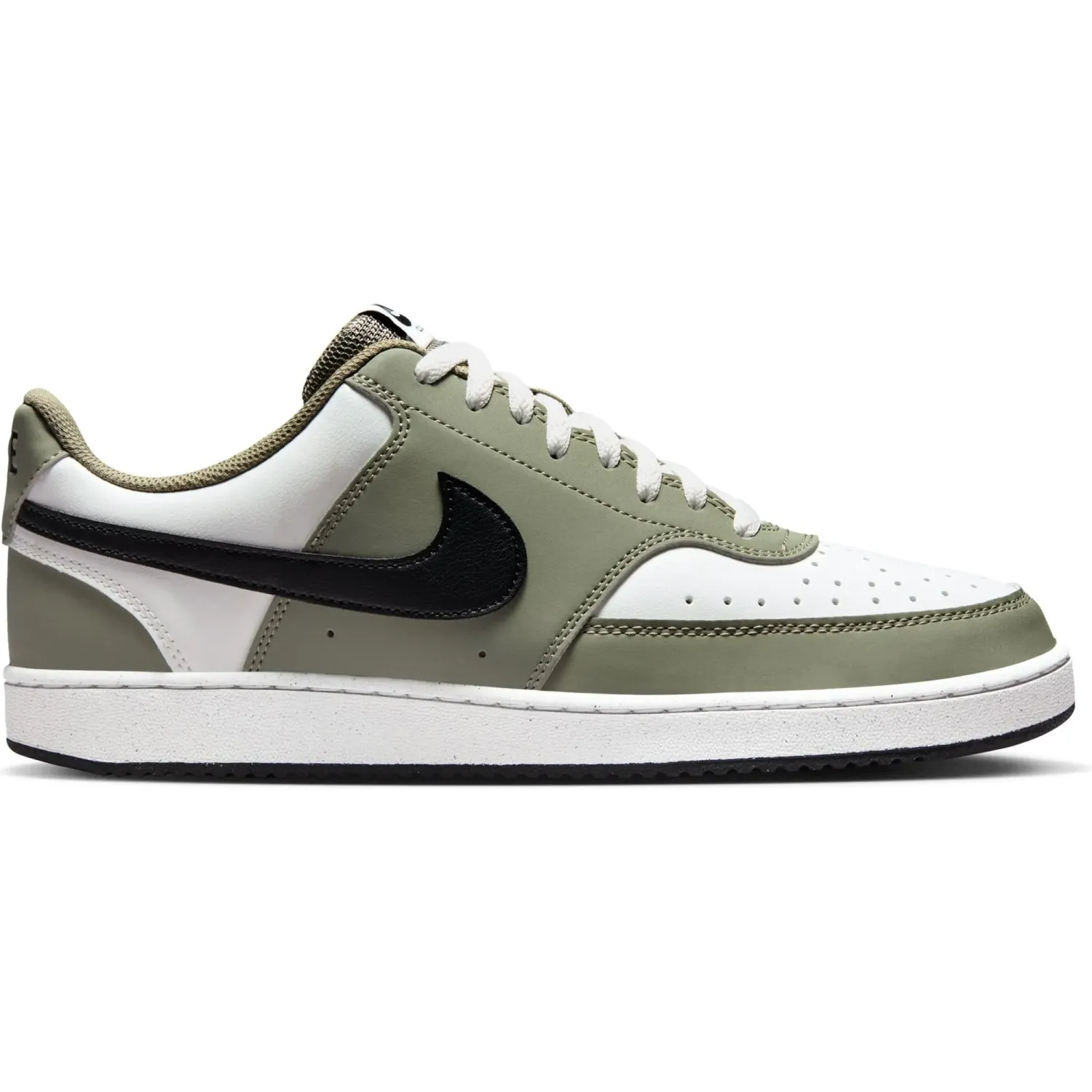 Zapatillas Nike Urbanas Hombre Court Vision Lo P Nbk color blanco / verde | Platanitos