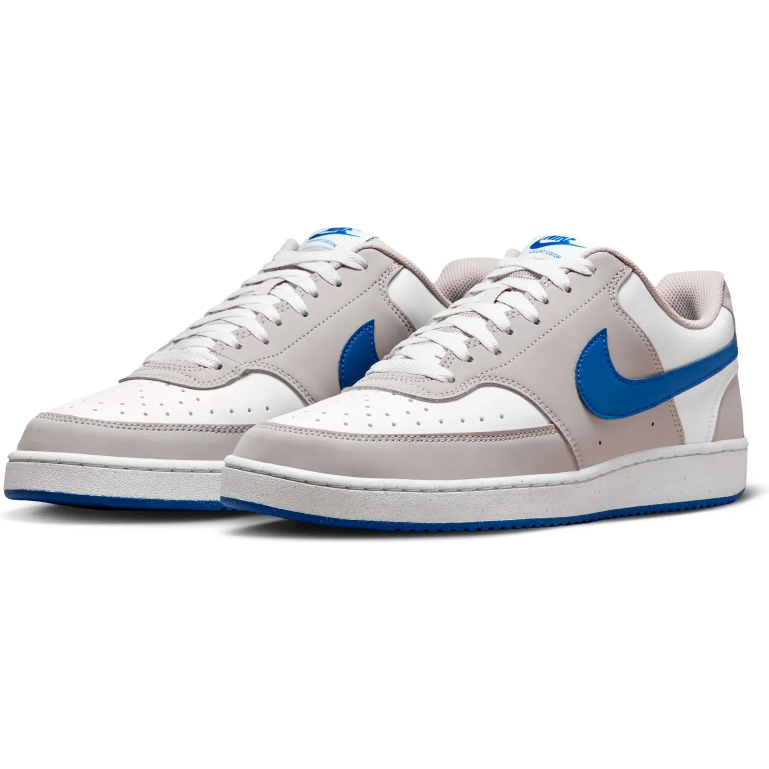 Zapatillas Nike Urbanas Hombre Court Vision Lo P Nbk color blanco / gris | Platanitos