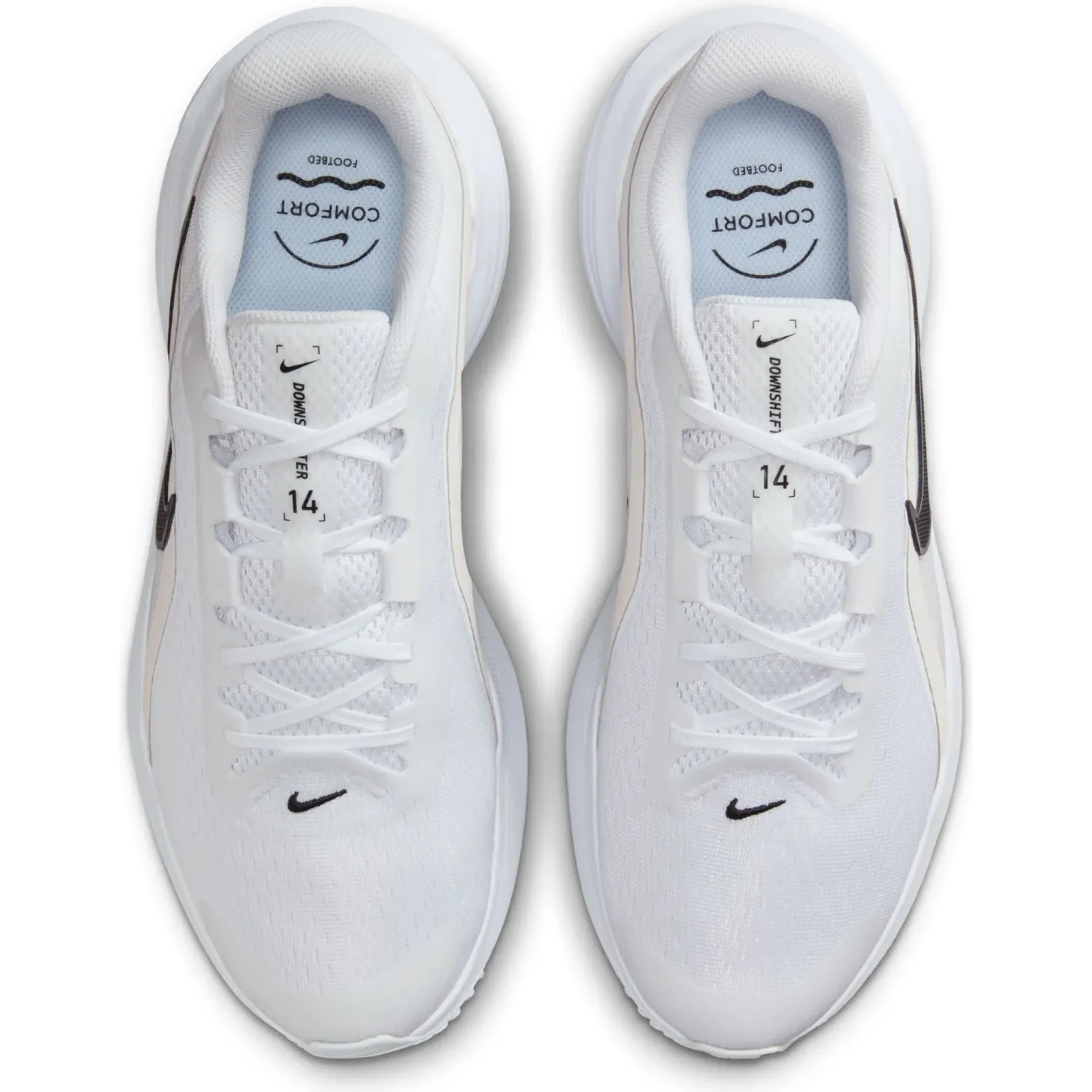 Zapatillas Nike Running Hombre Downshifter 14 color blanco | Platanitos