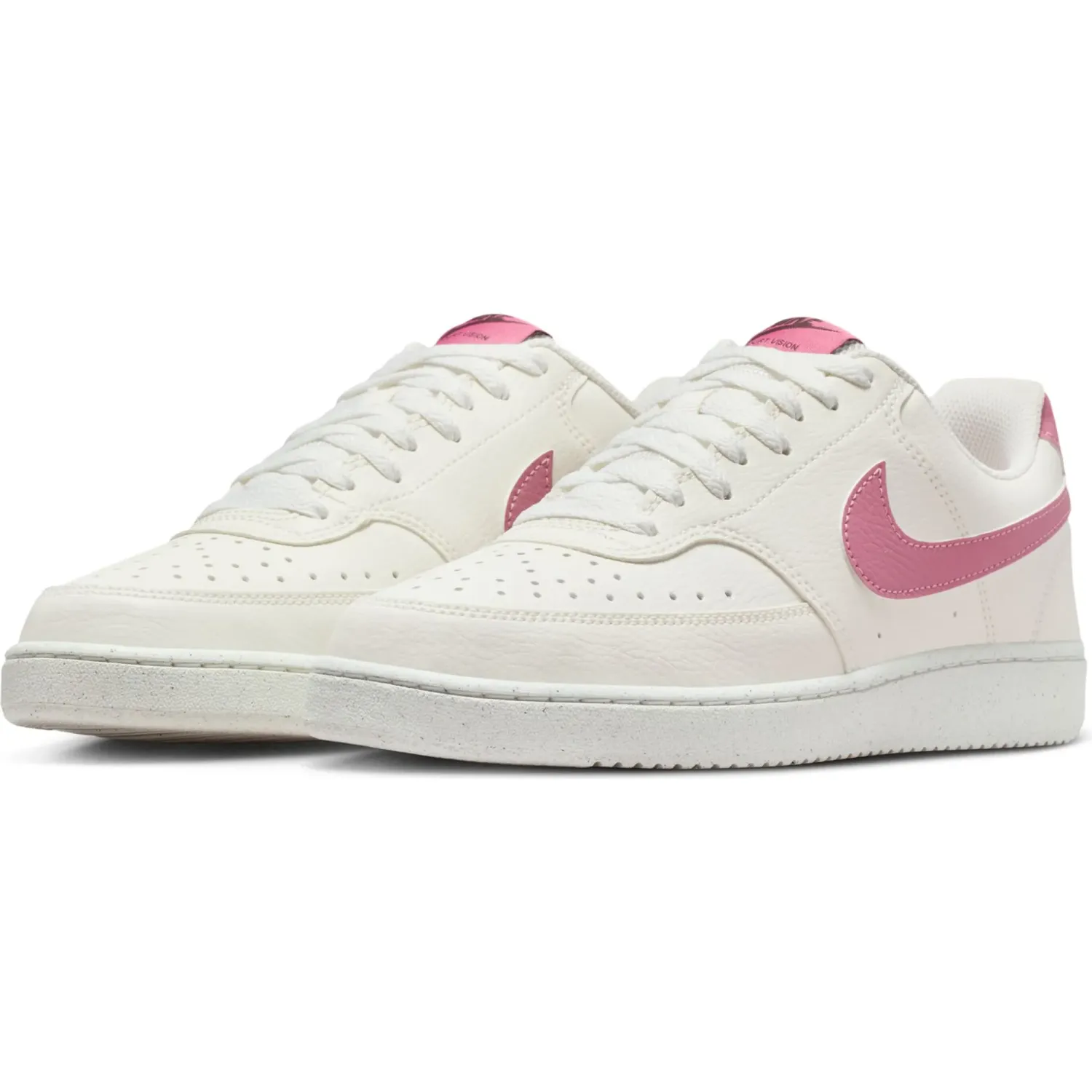 Zapatillas Nike Urbanas Mujer W Court Vision Lo Nn color crema/rosa | Platanitos