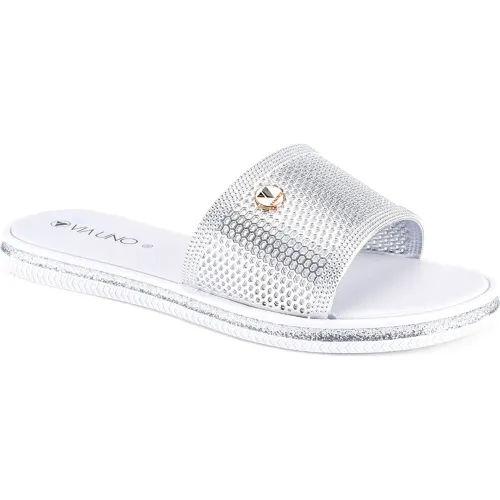 Sandalia Via Uno  Mujer Lc017629 color gris | Platanitos