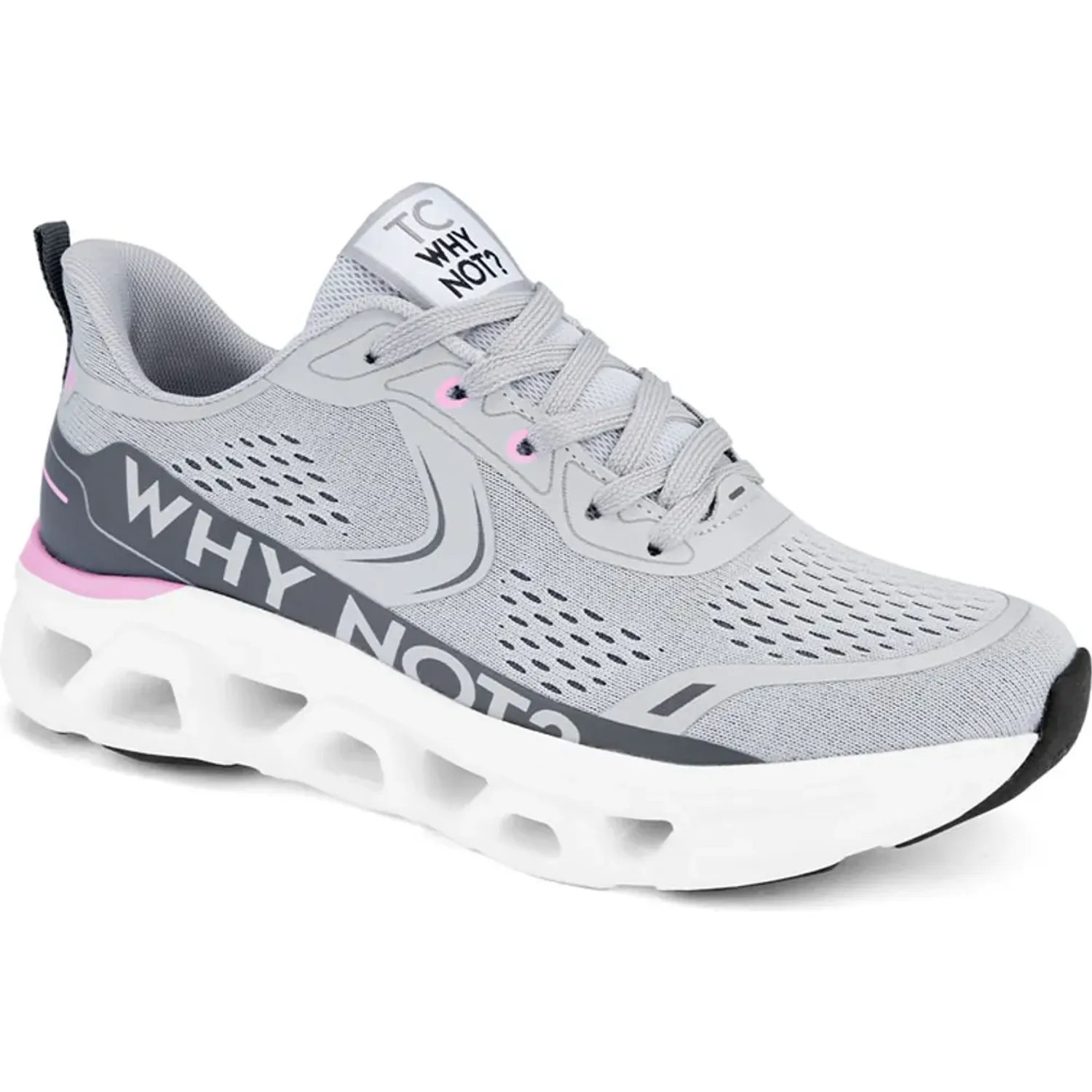 Zapatillas Time Chopper Mujer 5bf13752001 color plomo | Platanitos