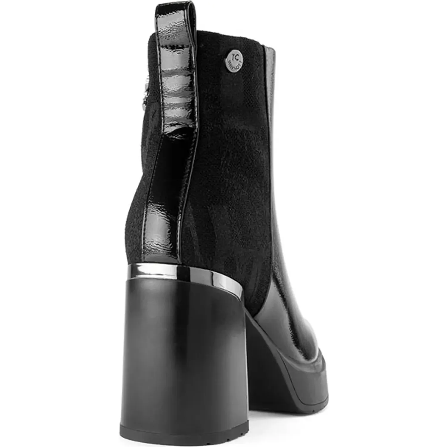 Botin Time Chopper De Vestir Mujer Bkx951-10373 color negro | Platanitos