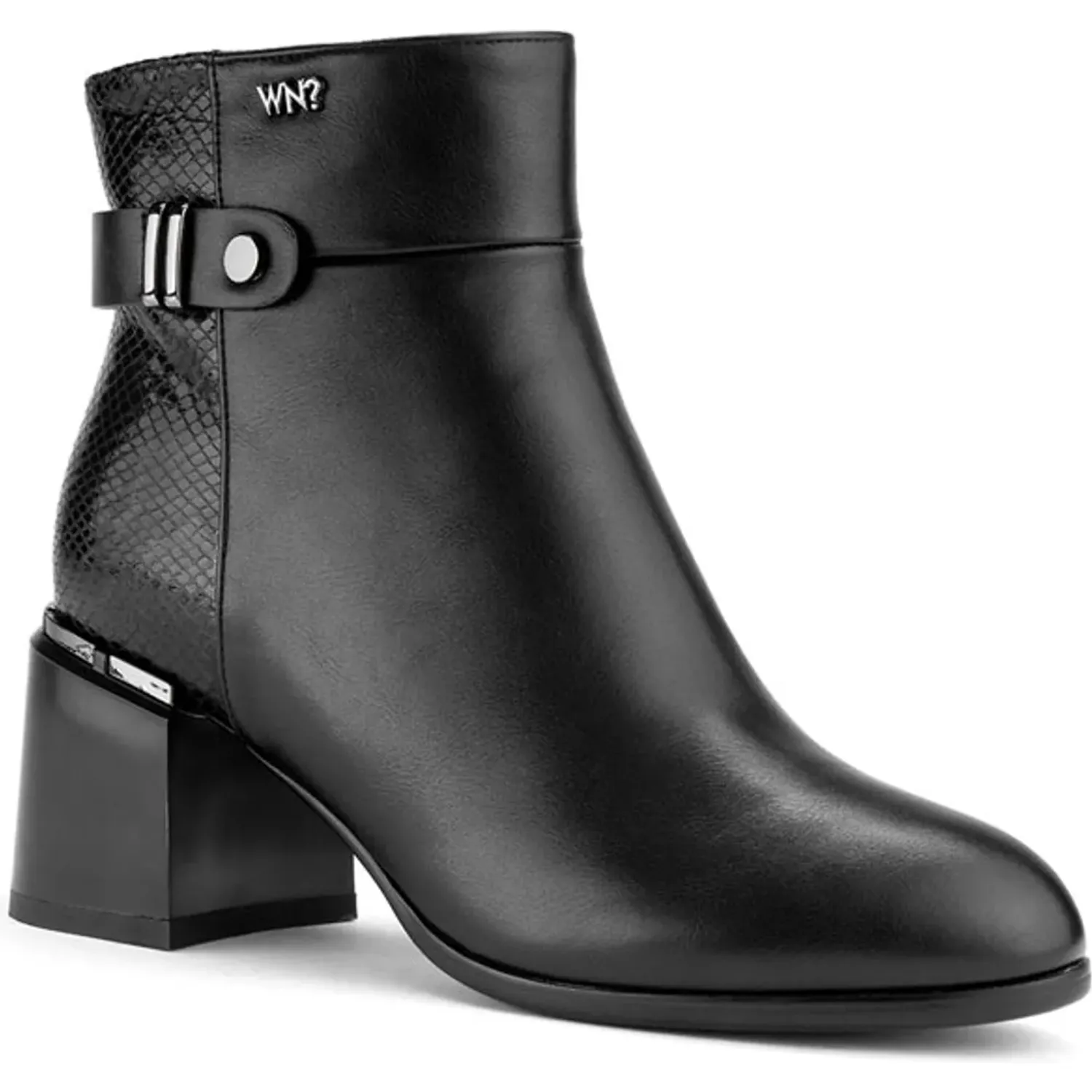 Botin Time Chopper De Vestir Mujer Df1069-R1211 color negro | Platanitos