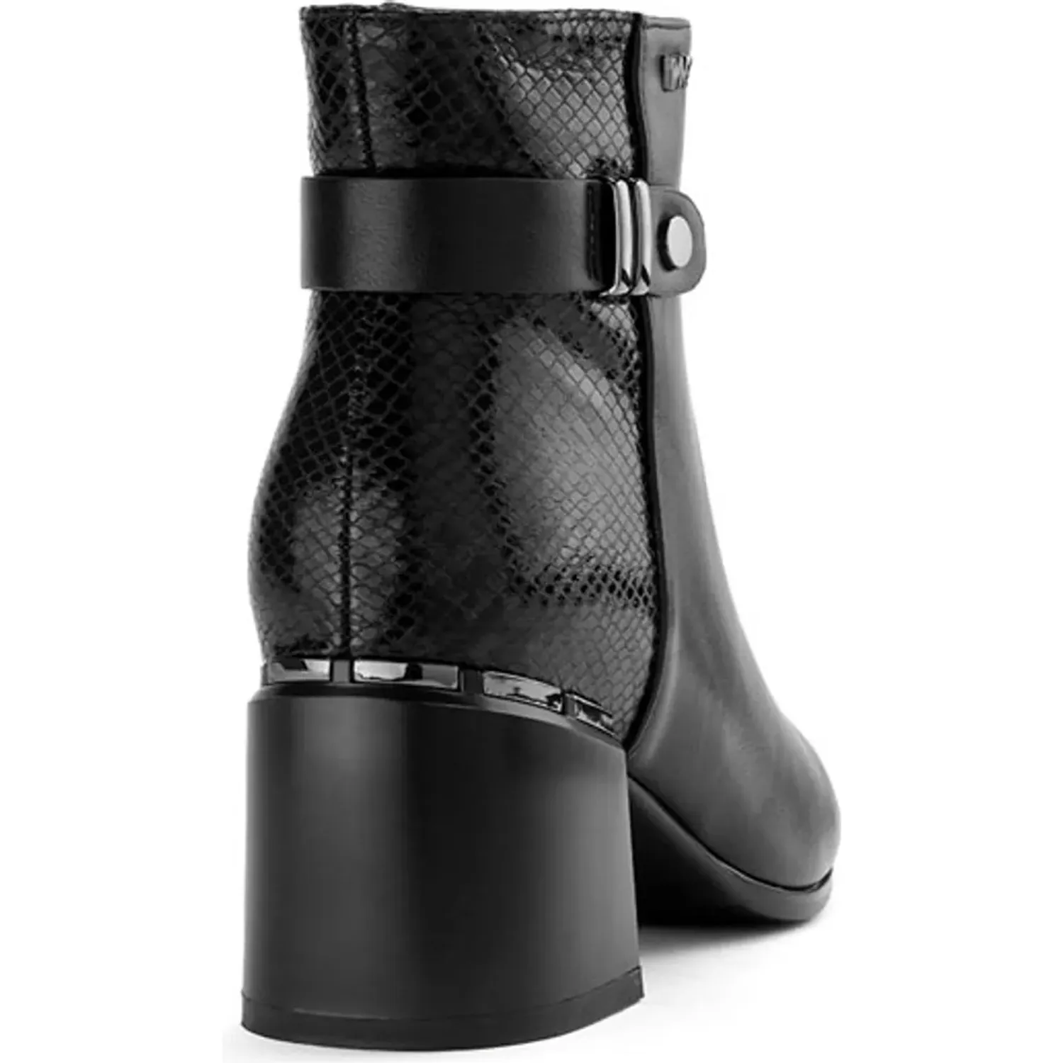Botin Time Chopper De Vestir Mujer Df1069-R1211 color negro | Platanitos