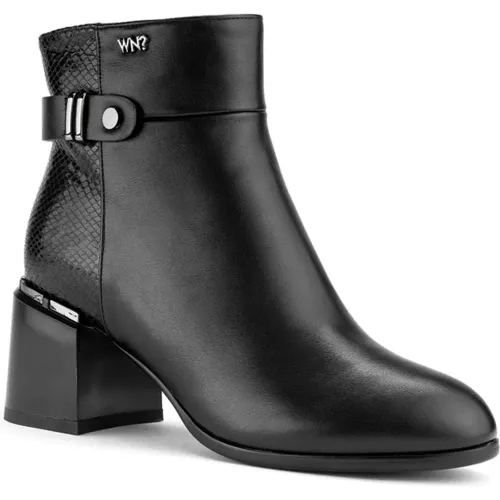 Botin Time Chopper De Vestir Mujer Df1069-R1211 color negro | Platanitos
