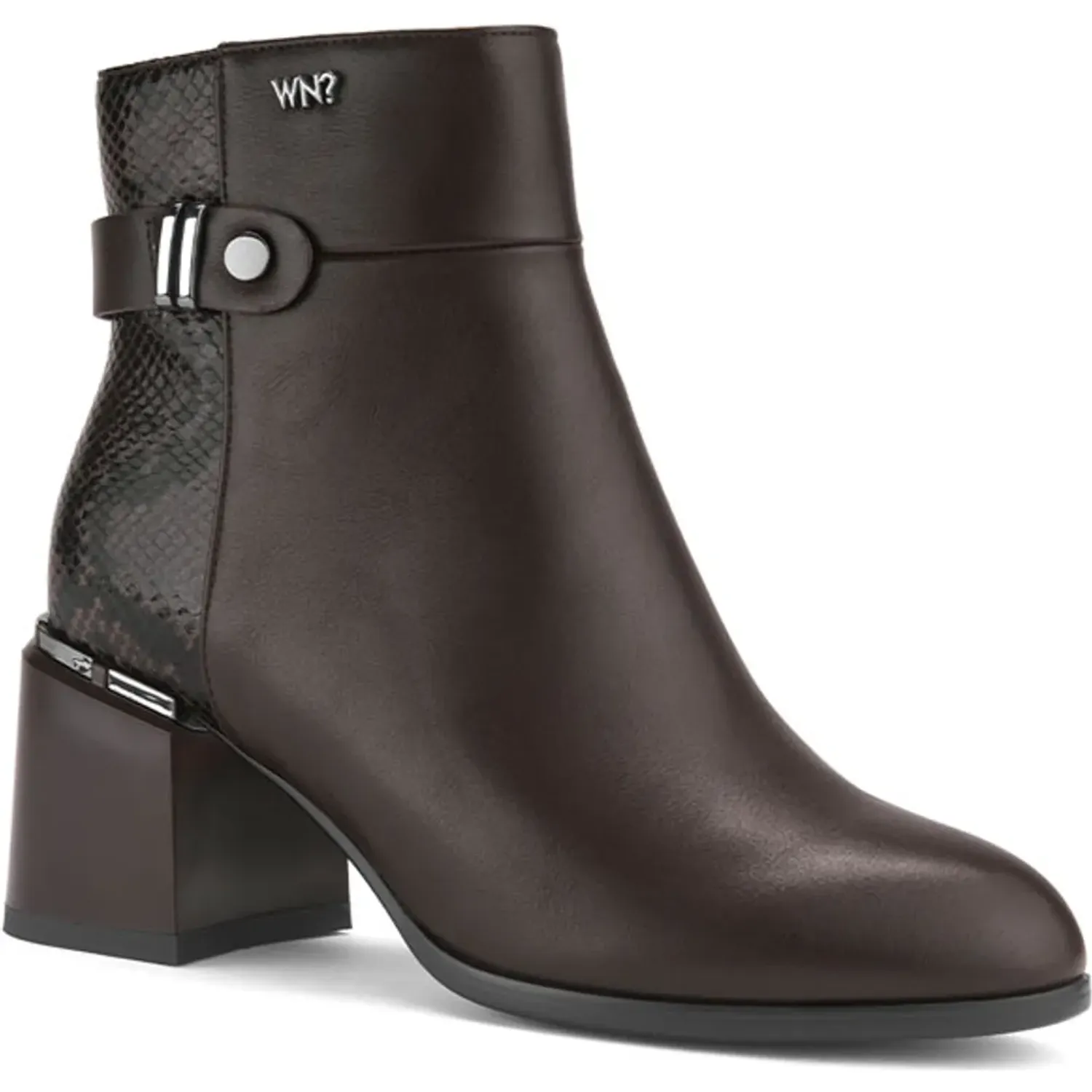 Botin Time Chopper De Vestir Mujer Df1069-R1211 color coffe | Platanitos