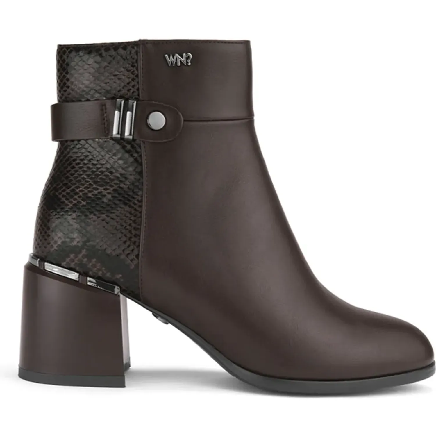 Botin Time Chopper De Vestir Mujer Df1069-R1211 color coffe | Platanitos
