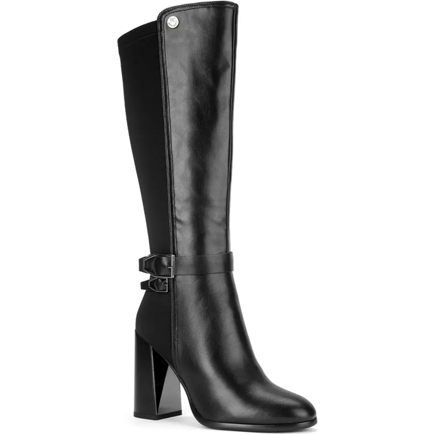 Bota Time Chopper De Vestir Mujer Df2097-F2870 color negro | Platanitos