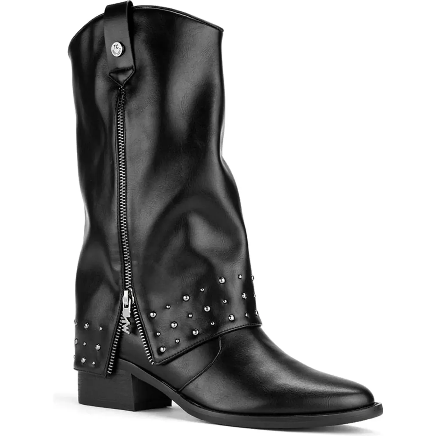 Botin Time Chopper Mujer Df3106-R975 color negro | Platanitos