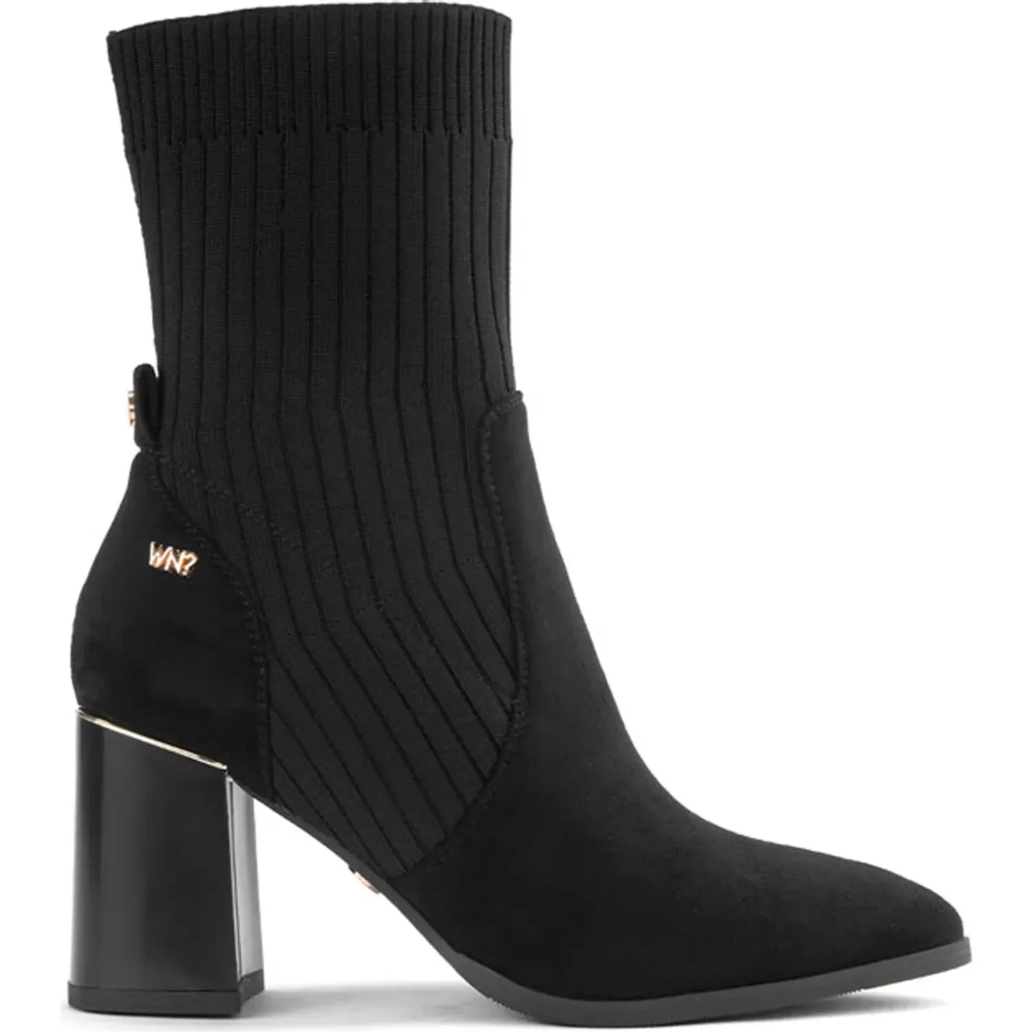 Botin Time Chopper De Vestir Mujer Kx977-H404 color negro | Platanitos