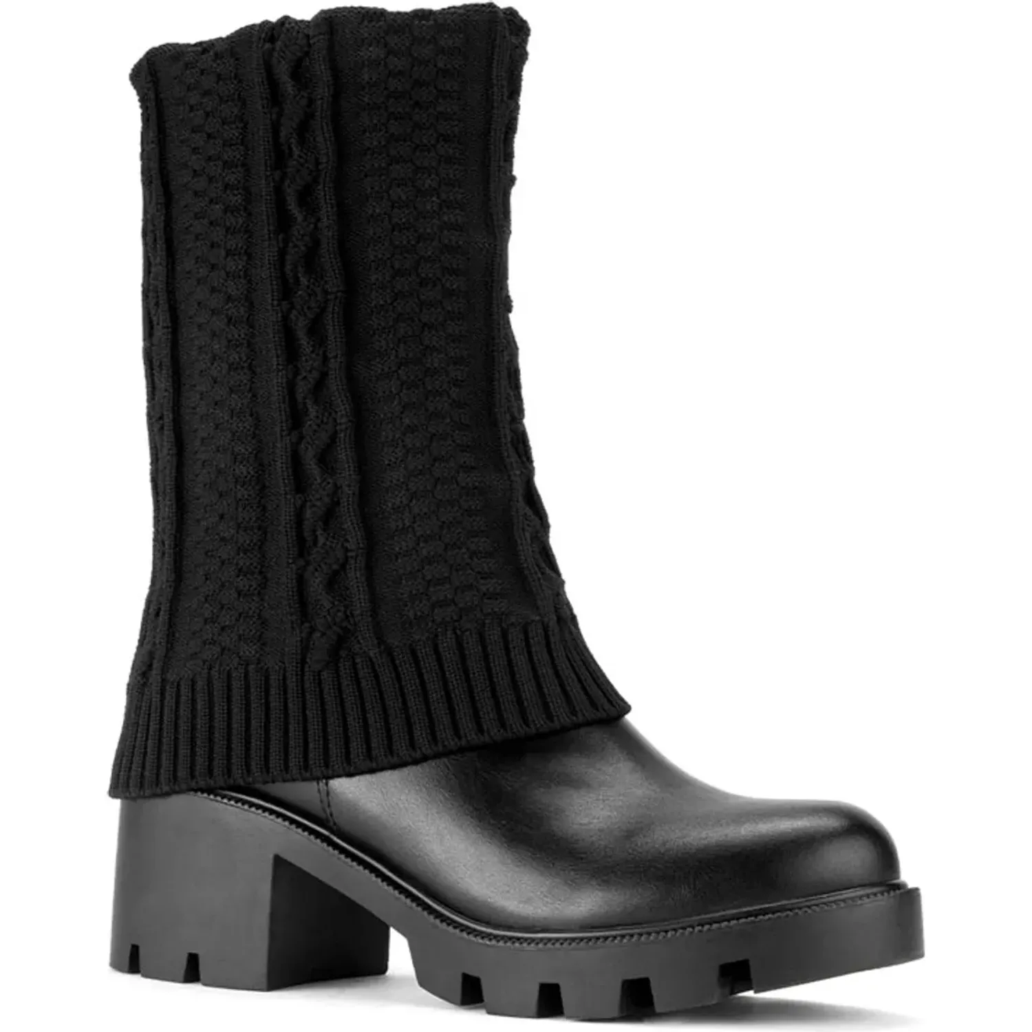 Botin Time Chopper Mujer F486-H1450 color negro | Platanitos