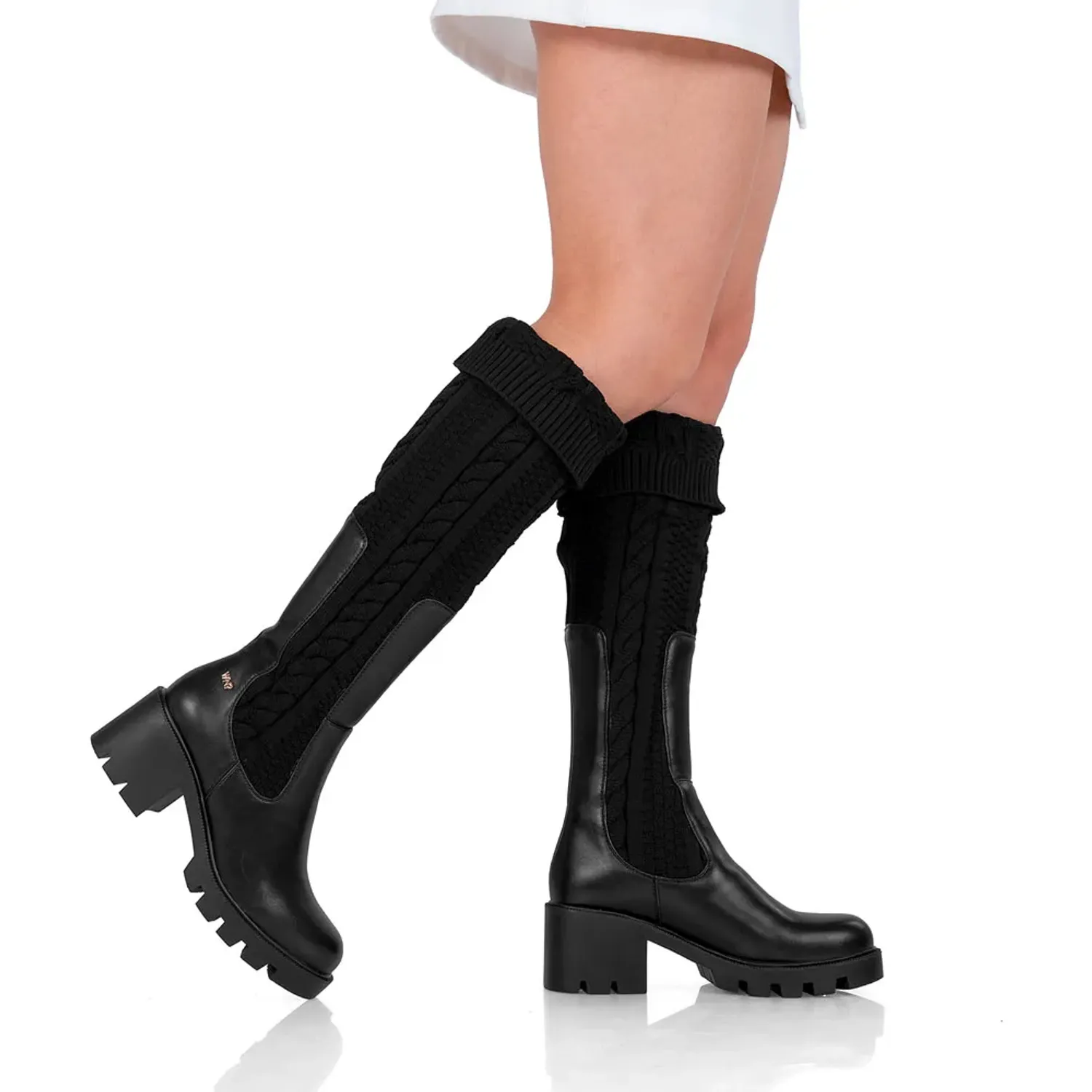 Botin Time Chopper Mujer F486-H1450 color negro | Platanitos