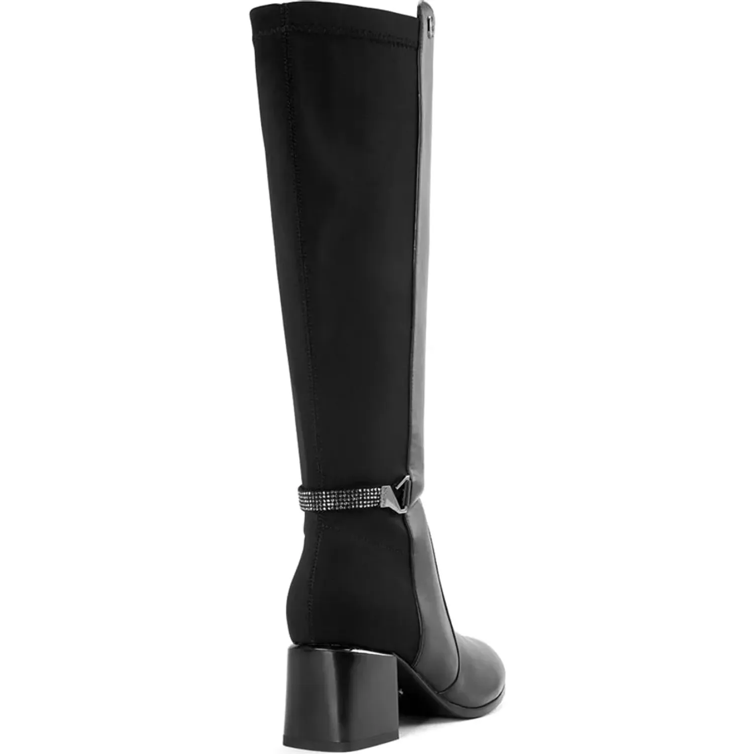 Bota Time Chopper De Vestir Mujer Df2818-H556 color negro | Platanitos