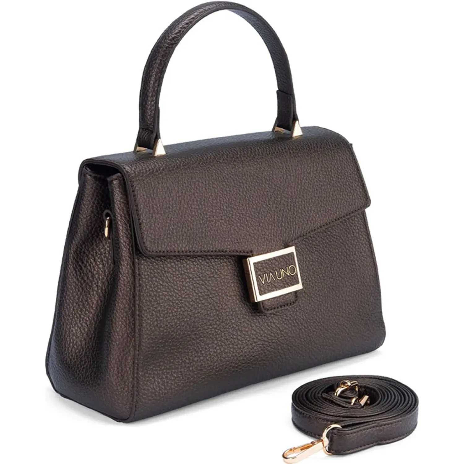 Cartera Via Uno Casual Mujer Rc3456 color antique brass | Platanitos