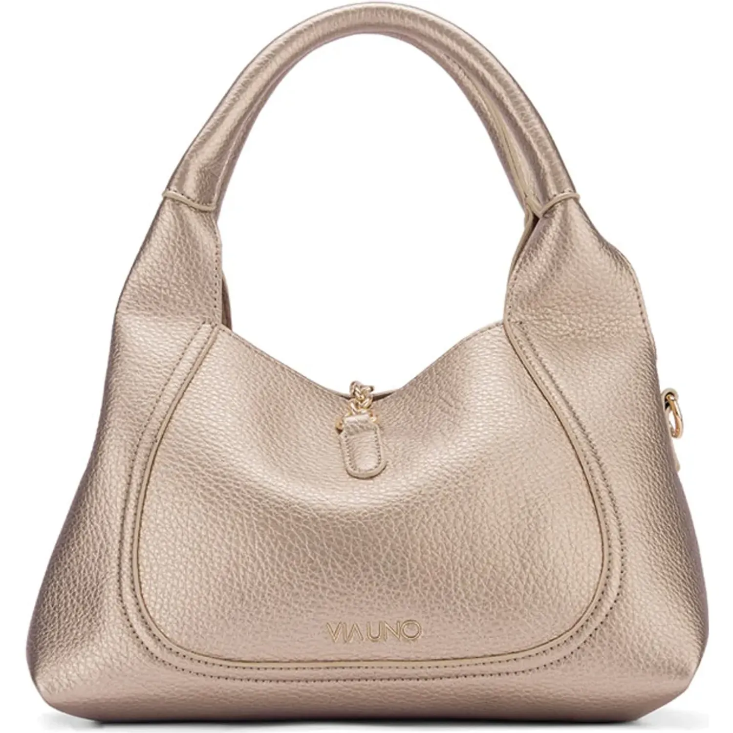 Cartera Via Uno Casual Mujer Rg259033 color gold | Platanitos