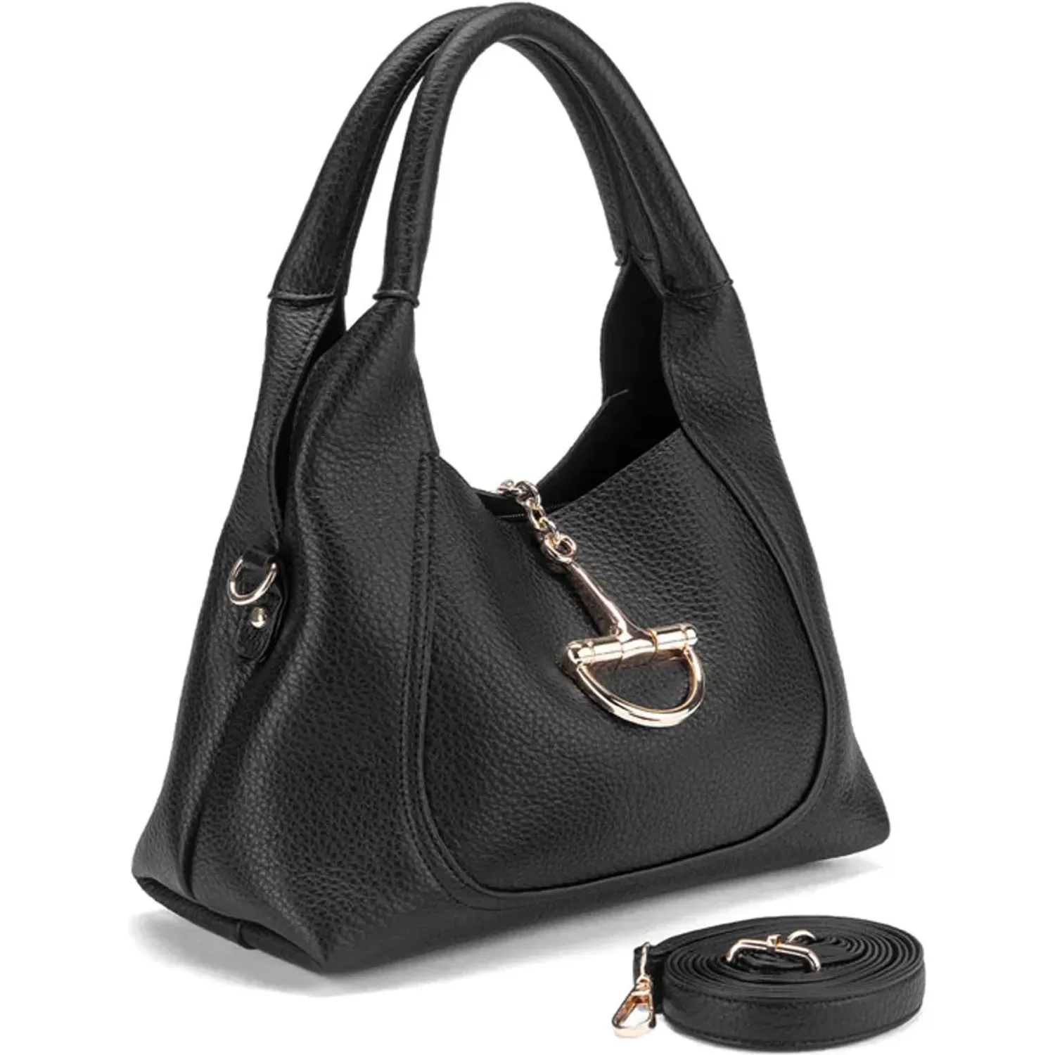 Cartera Via Uno Casual Mujer Rg259033 color negro | Platanitos