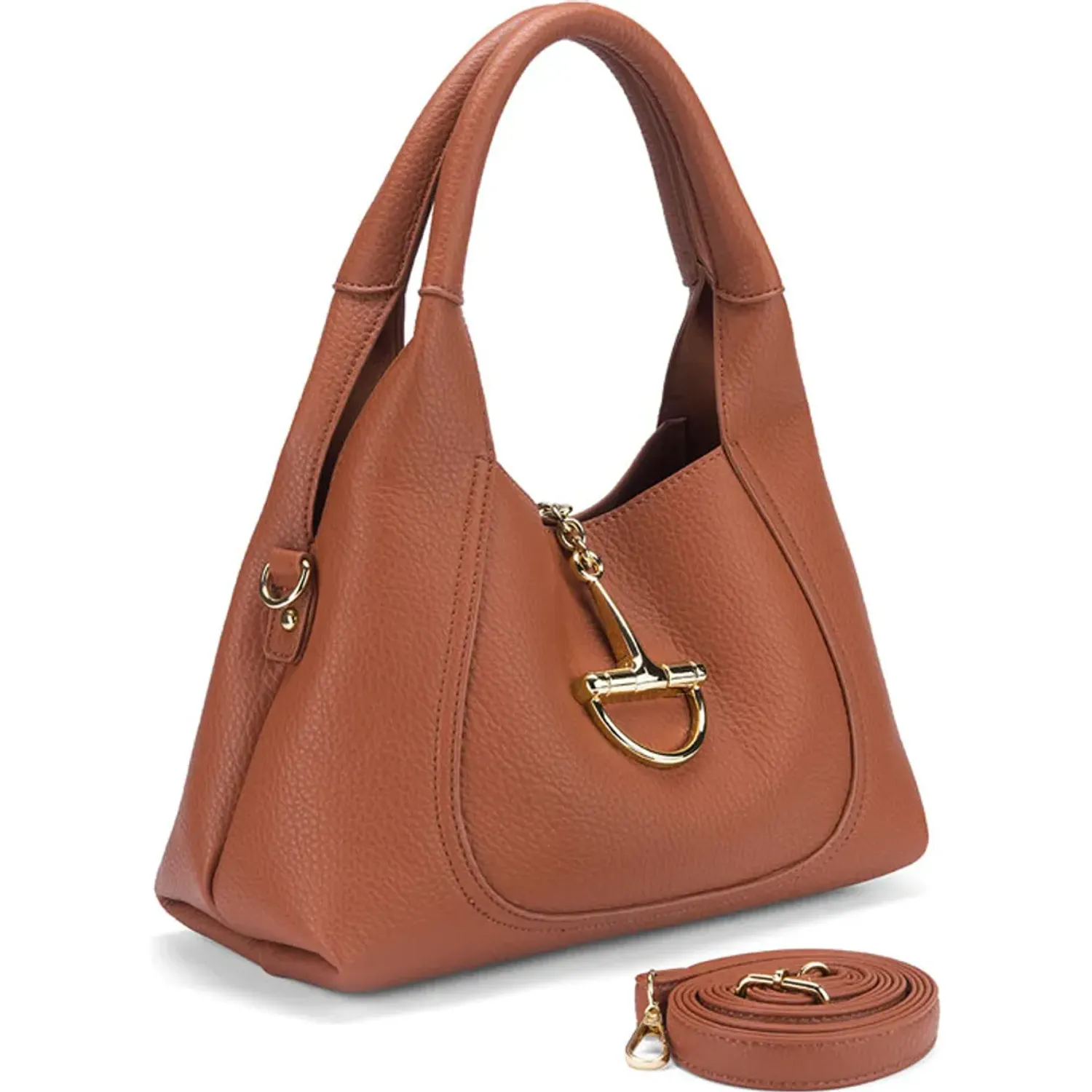 Cartera Via Uno Casual Mujer Rg259033 color camel | Platanitos