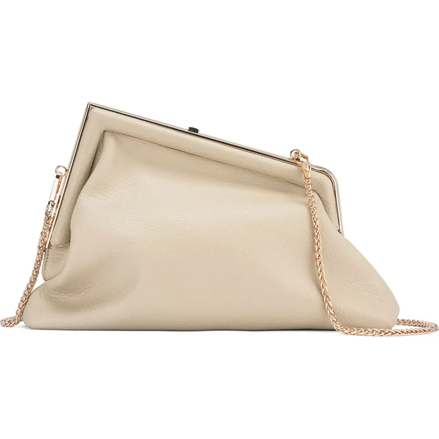 Cartera Via Uno Casual Mujer Rz2921 color beige | Platanitos