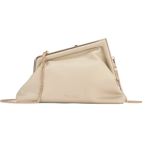 Cartera Via Uno Casual Mujer Rz2921 color beige | Platanitos