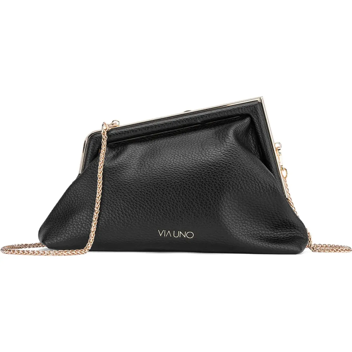 Cartera Via Uno Casual Mujer Rz2921 color negro | Platanitos