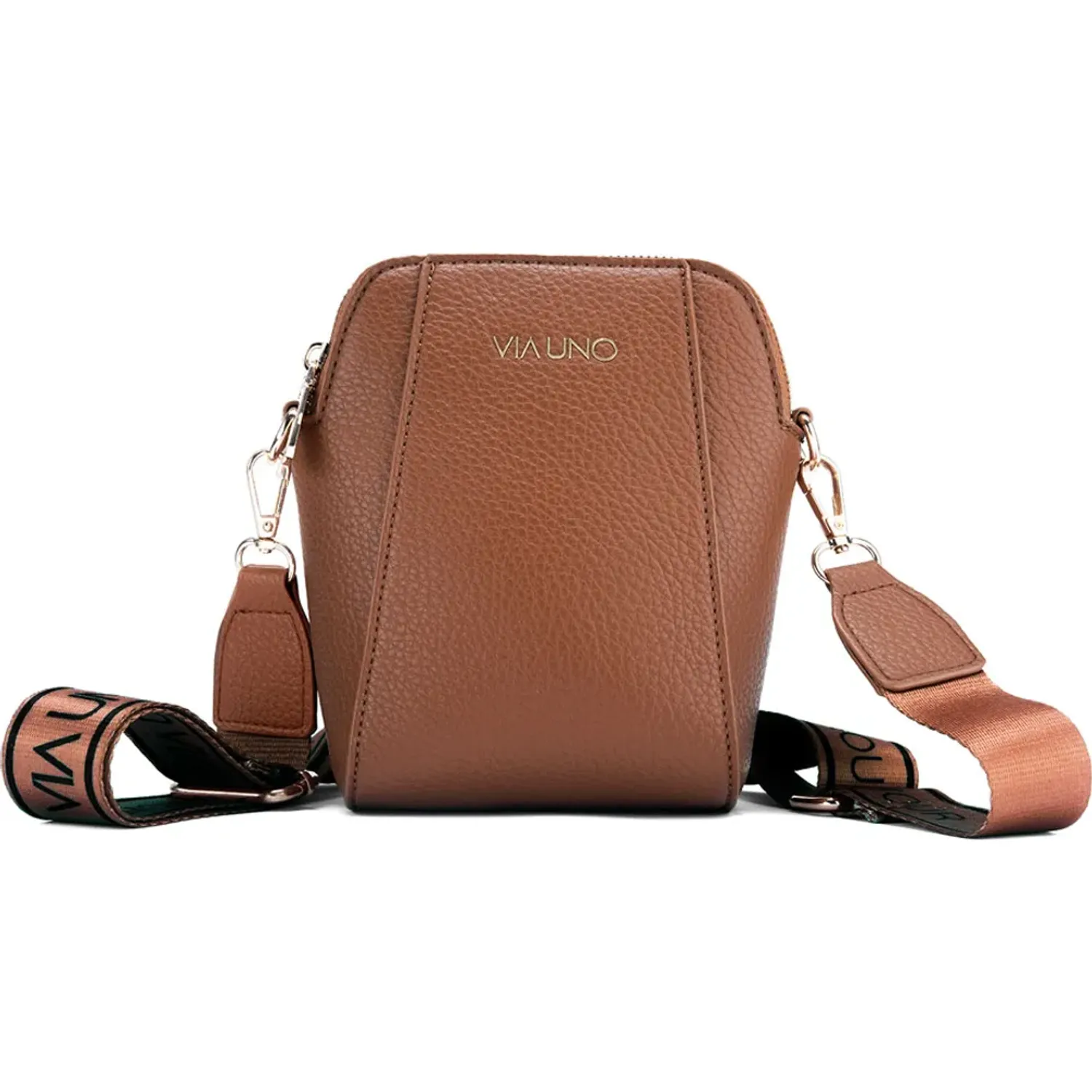Morral Via Uno Casual Mujer Rz6317 color marron | Platanitos