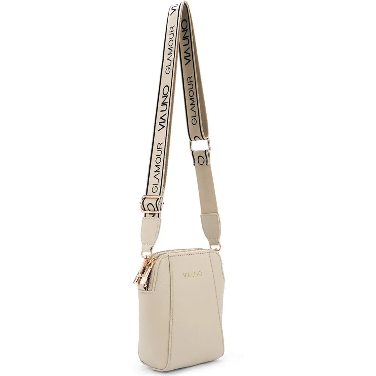 Morral Via Uno Casual Mujer Rz6317 color beige | Platanitos
