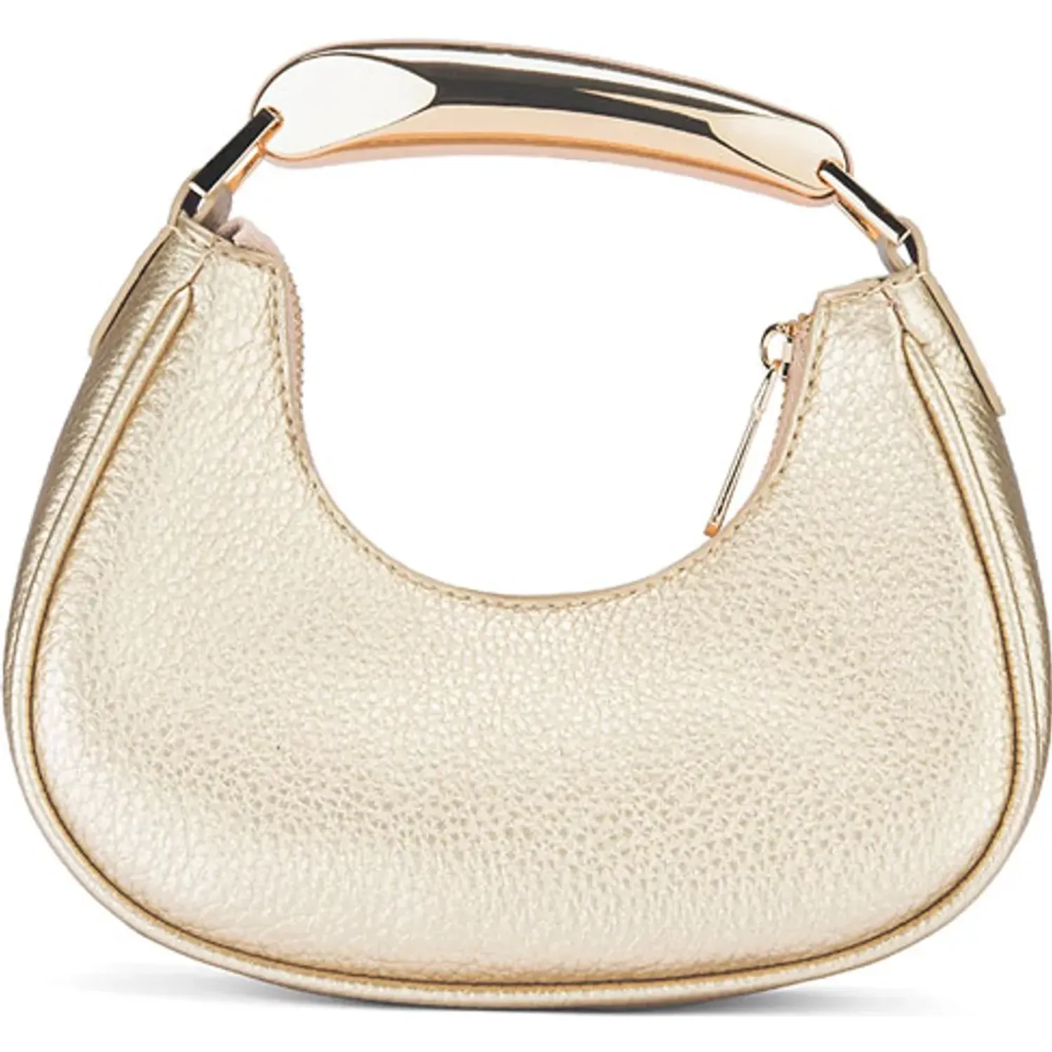 Cartera Via Uno Casual Mujer Jl011 color gold | Platanitos