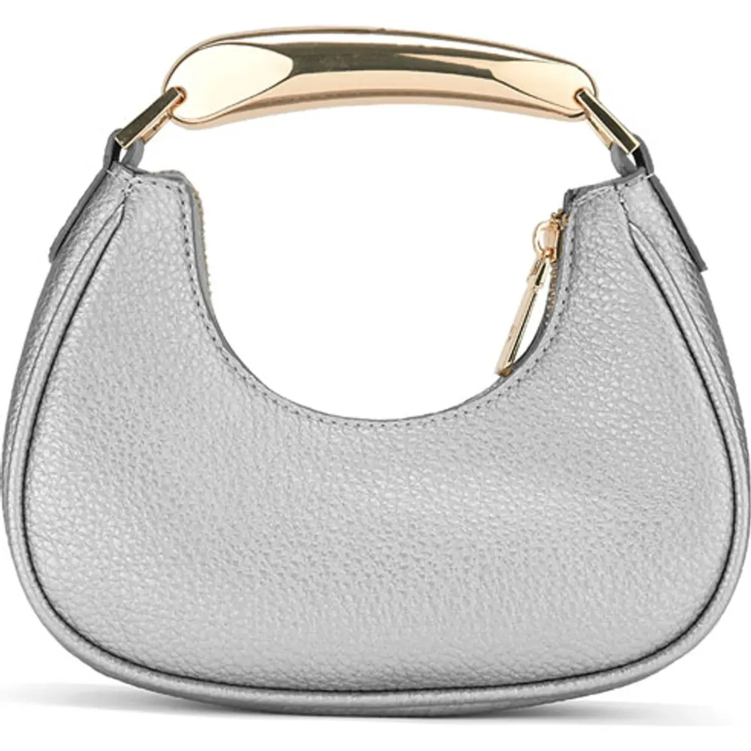 Cartera Via Uno Casual Mujer Jl011 color gris | Platanitos