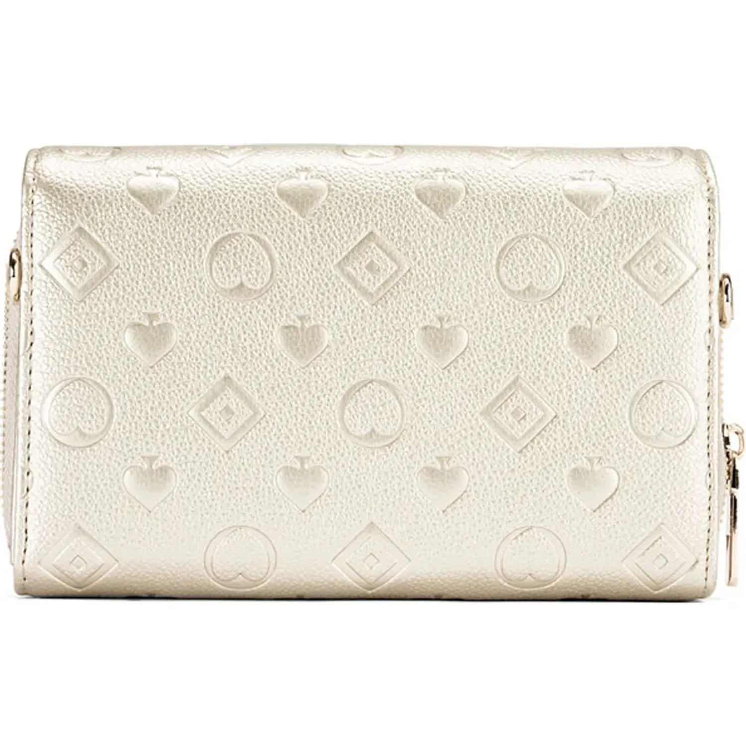 Cartera Via Uno Casual Mujer 2924 color gold | Platanitos