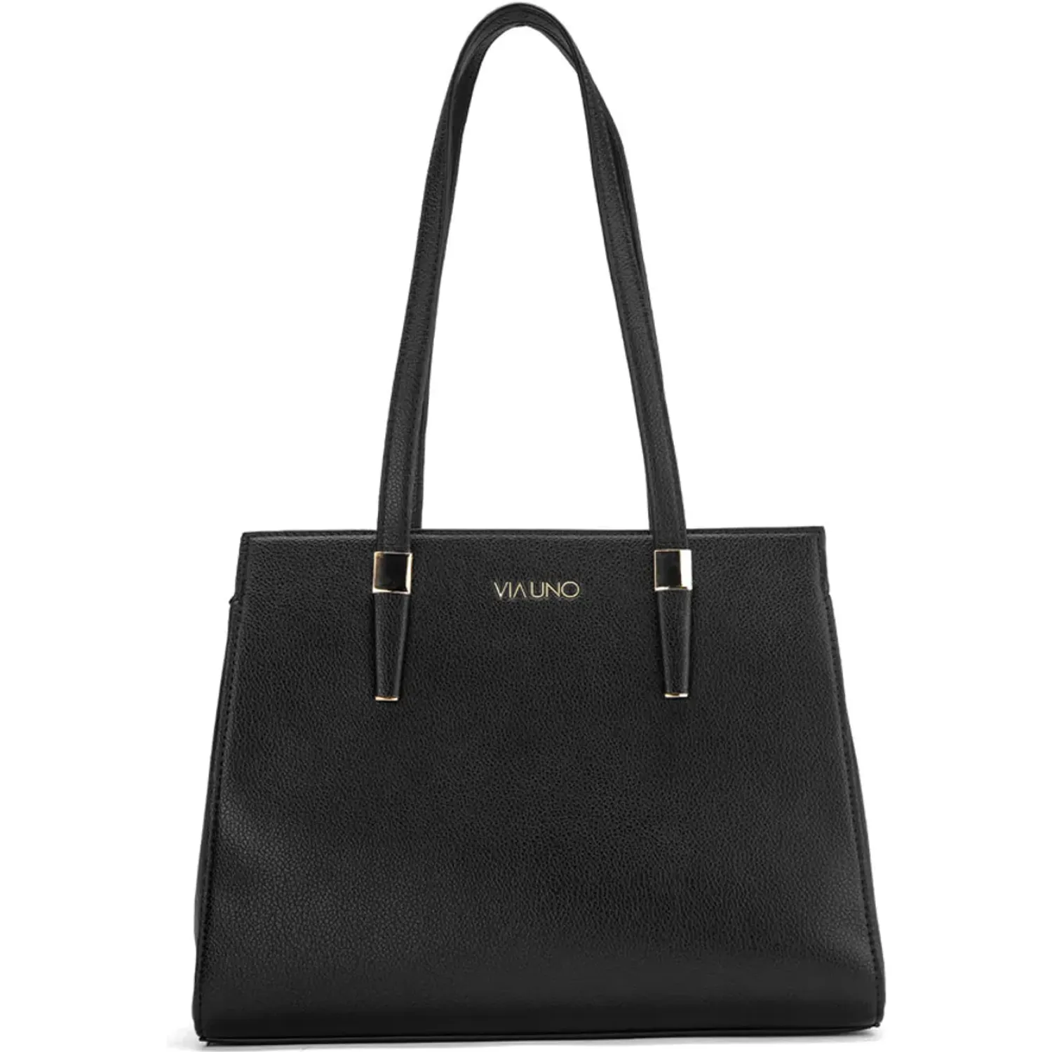 VIA UNO Cartera Via Uno Casual Mujer Rx9147 color negro | Platanitos