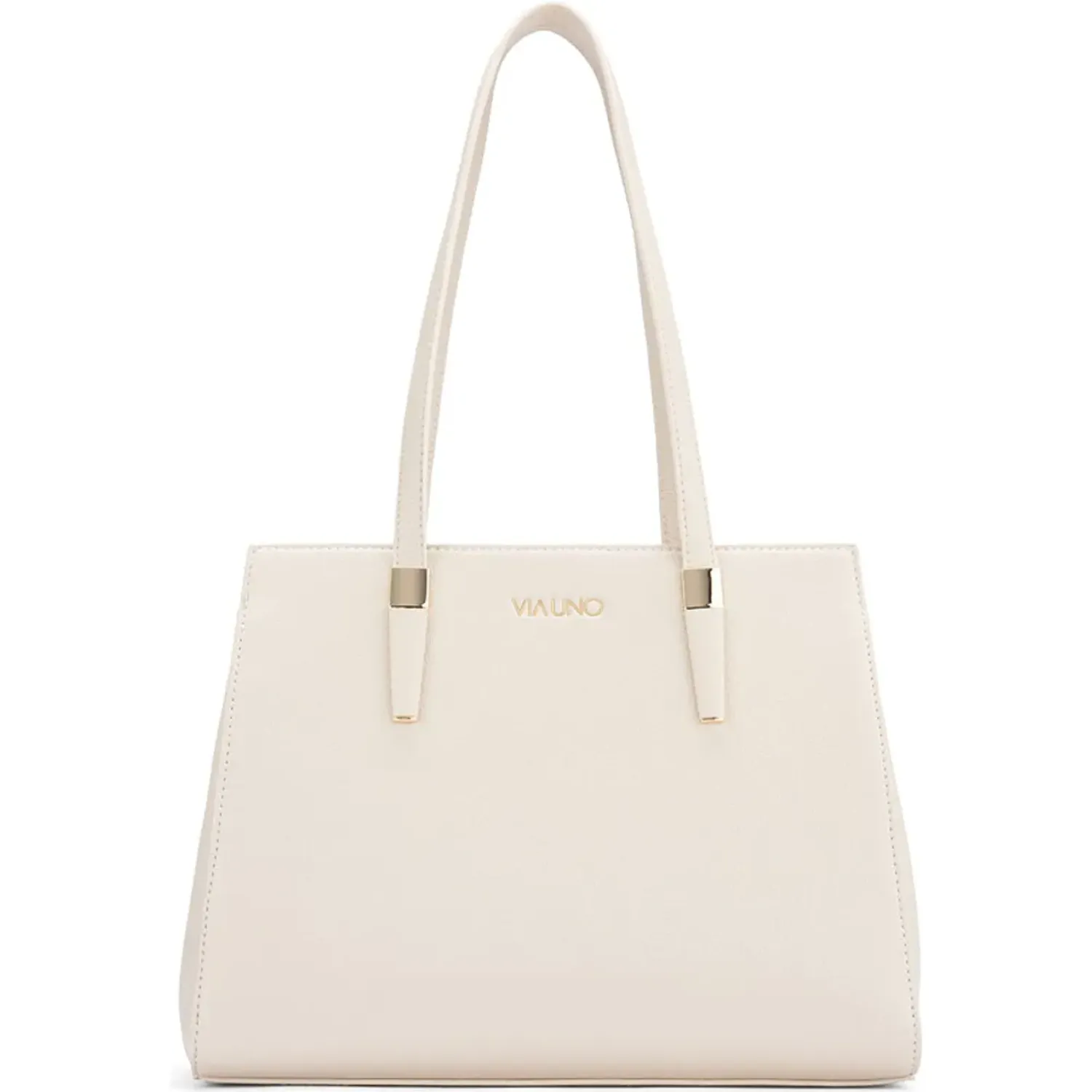 Cartera Via Uno Casual Mujer Rx9147 color beige | Platanitos