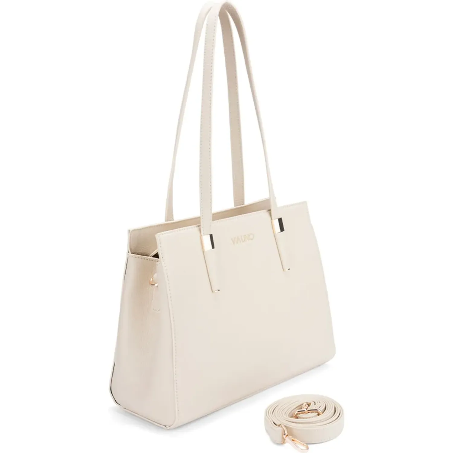 Cartera Via Uno Casual Mujer Rx9147 color beige | Platanitos