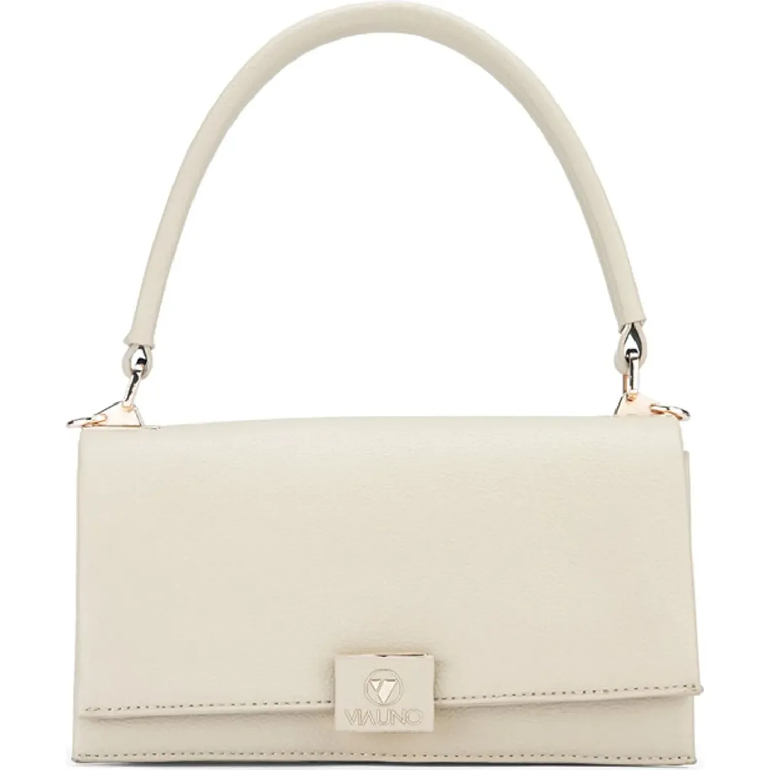 Cartera Via Uno Casual Mujer Rz257047 color beige | Platanitos