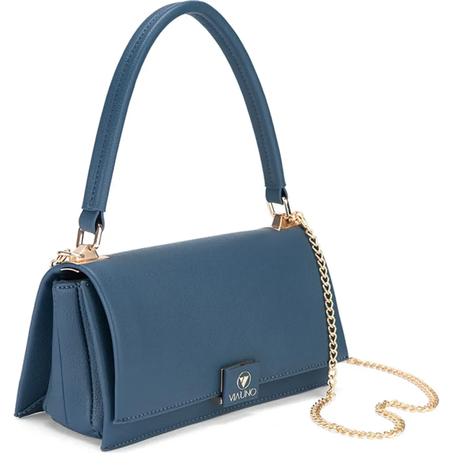 Cartera Via Uno Casual Mujer Rz257047 color azul | Platanitos