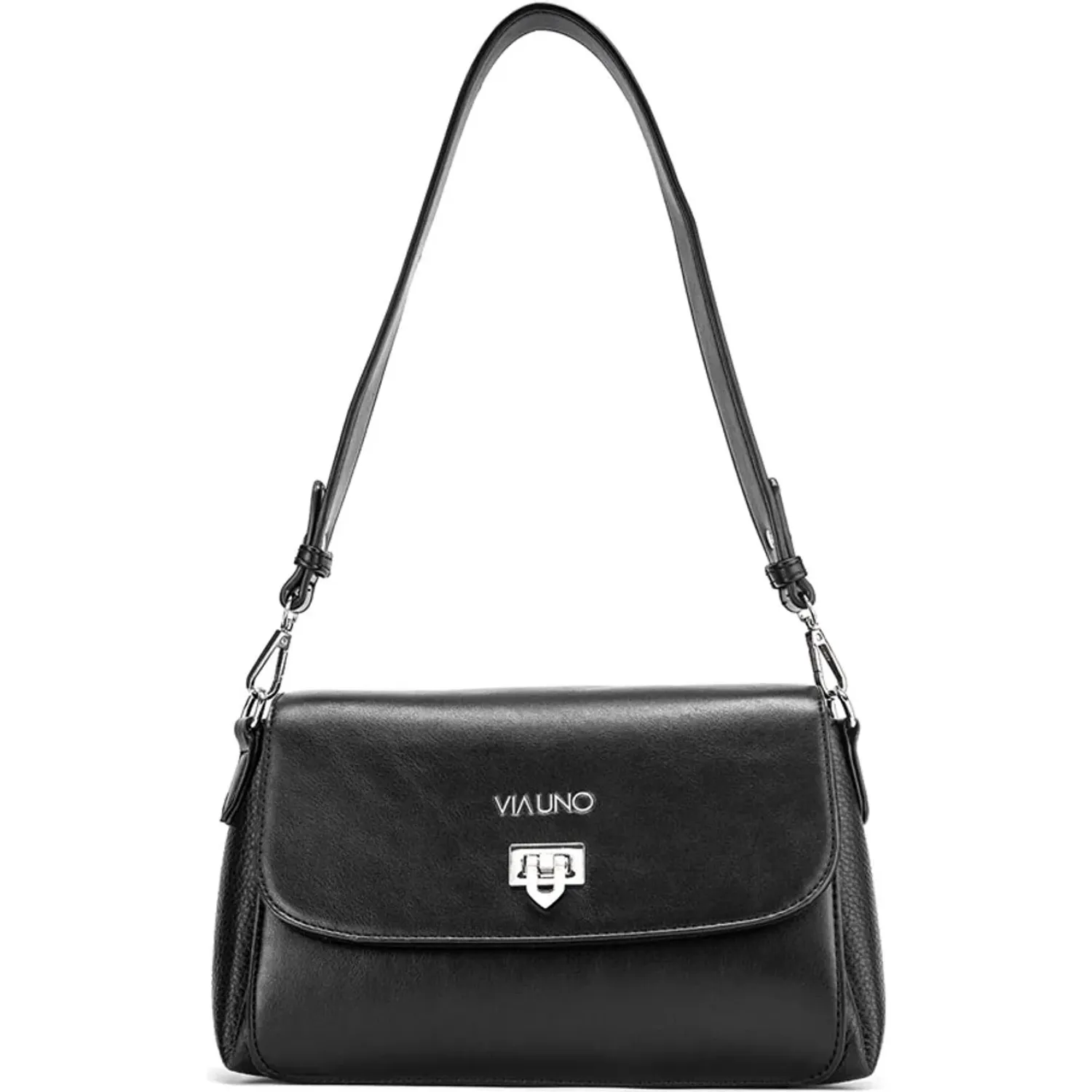 VIA UNO Cartera Via Uno Casual Mujer 2925 color black | Platanitos