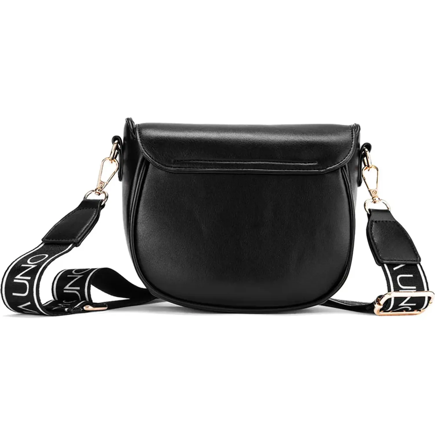 Cartera Via Uno Casual Mujer Rz6558 color black | Platanitos