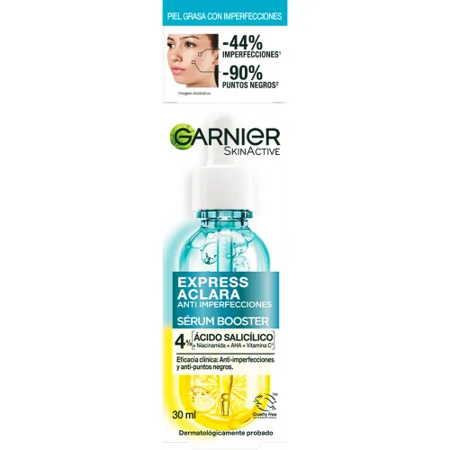 GARNIER Serum Facial Booster Anti Imperfecciones 30ml