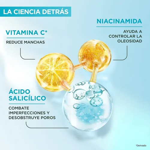 GARNIER Crema Facial Air Gel Matificante Anti Imperfecciones 50ml