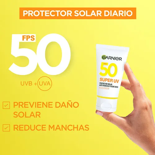 GARNIER Bloqueador Super Uv Tono Claro Fps50