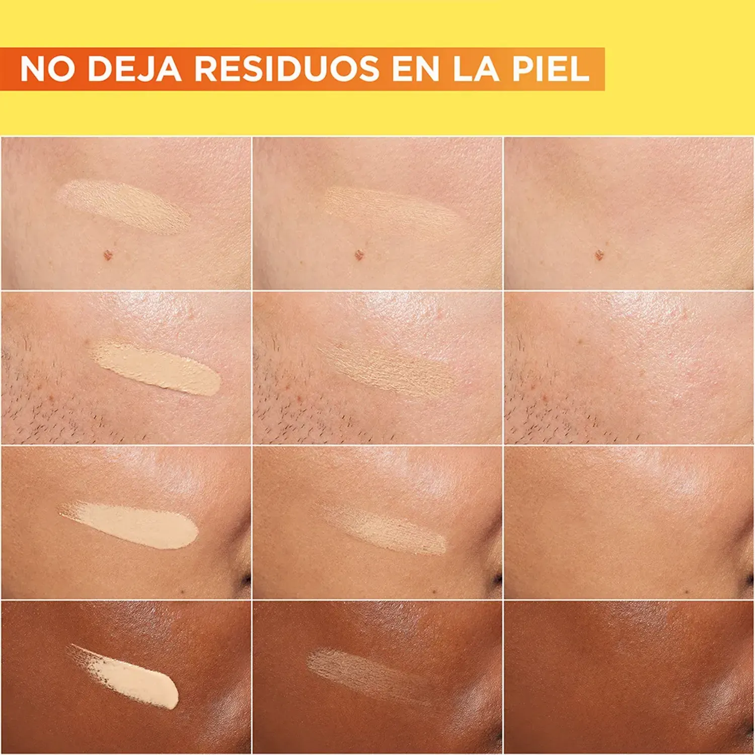 Bloqueador Garnier Fluido Glow Universal Super Uv color blanco / amarillo | Platanitos